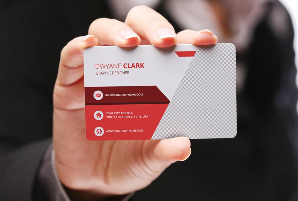 In Danh thiếp, card visit bồi hai lớp